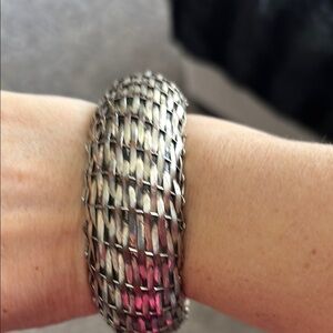 Silver Woven Bracelet